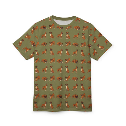 Boxer Dog Tshirt, Animal Green Designer Dad Graphic Aesthetic Lightweight Heavyweight Crewneck Men Women Tee Top Short Sleeve Shirt
