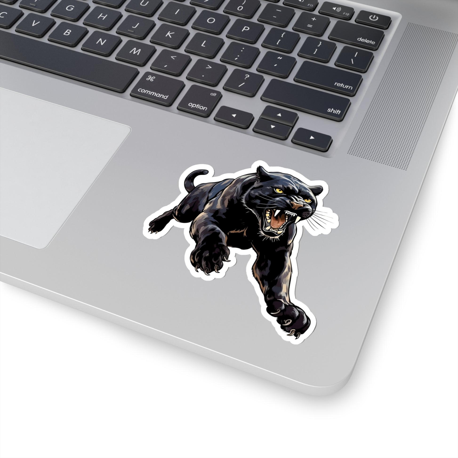 Panther Sticker, Animal Black Puma Car Laptop Vinyl Decal Label Wall Phone Transparent Clear Small Large Art Computer Flask Starcove Fashion