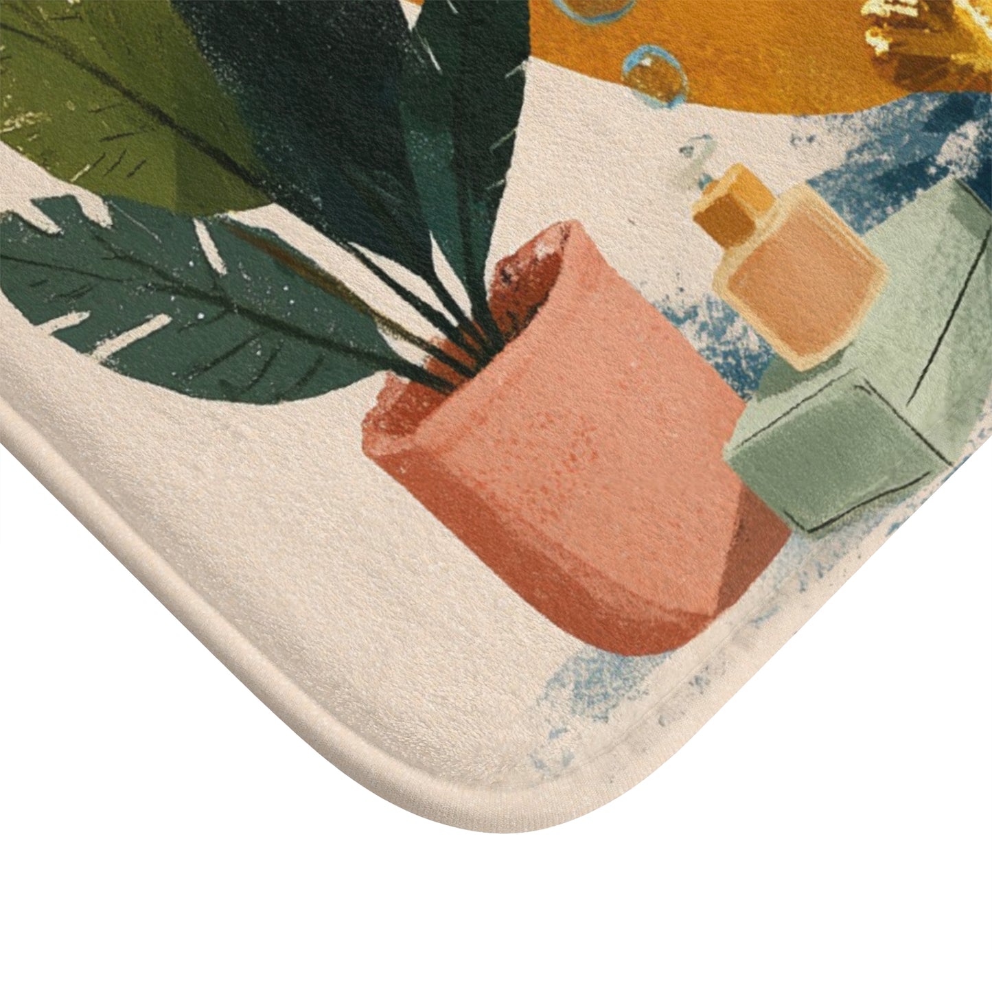 Silly Goose Bath Mat, Rubber Yellow Duck Coastal Sea Memory Foam Cute Shower Bathroom Decor Non Slip Large Small Washable Quick Dry Rug