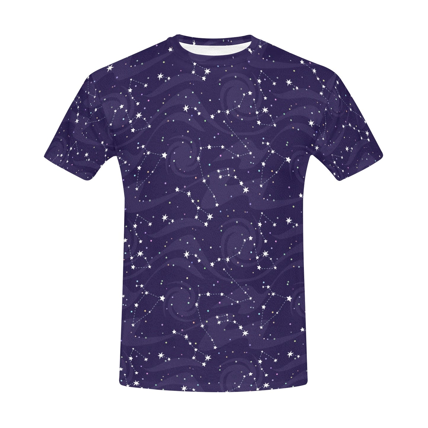 Constellation Star Galaxy Tshirt Designer Graphic Aesthetic Lightweight Summer Crewneck Men Male Women Tee Top Short Sleeve Shirt
