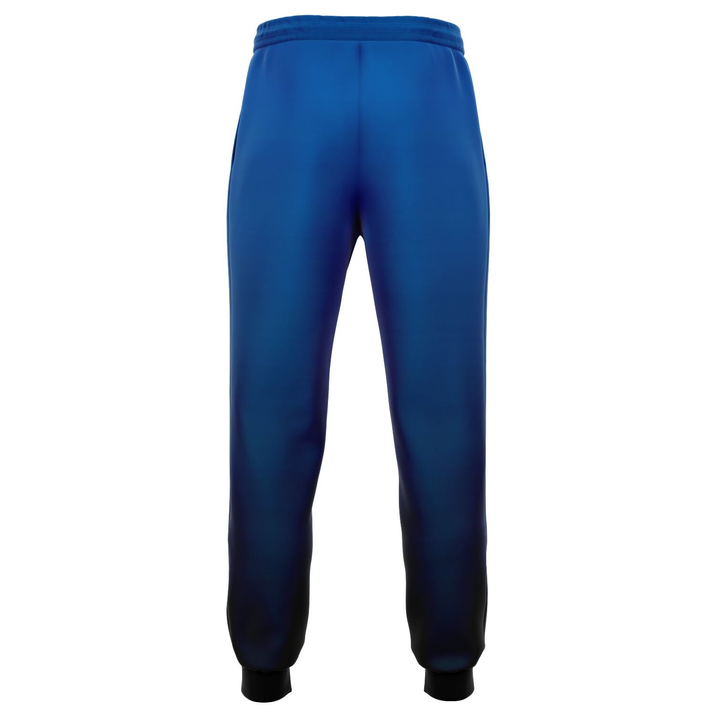 Blue Black Ombre Joggers Sweatpants Pockets, Gradient Tie Dye Women Men Female Ladies Fleece Comfy Sweats Pants Loungewear Bottoms