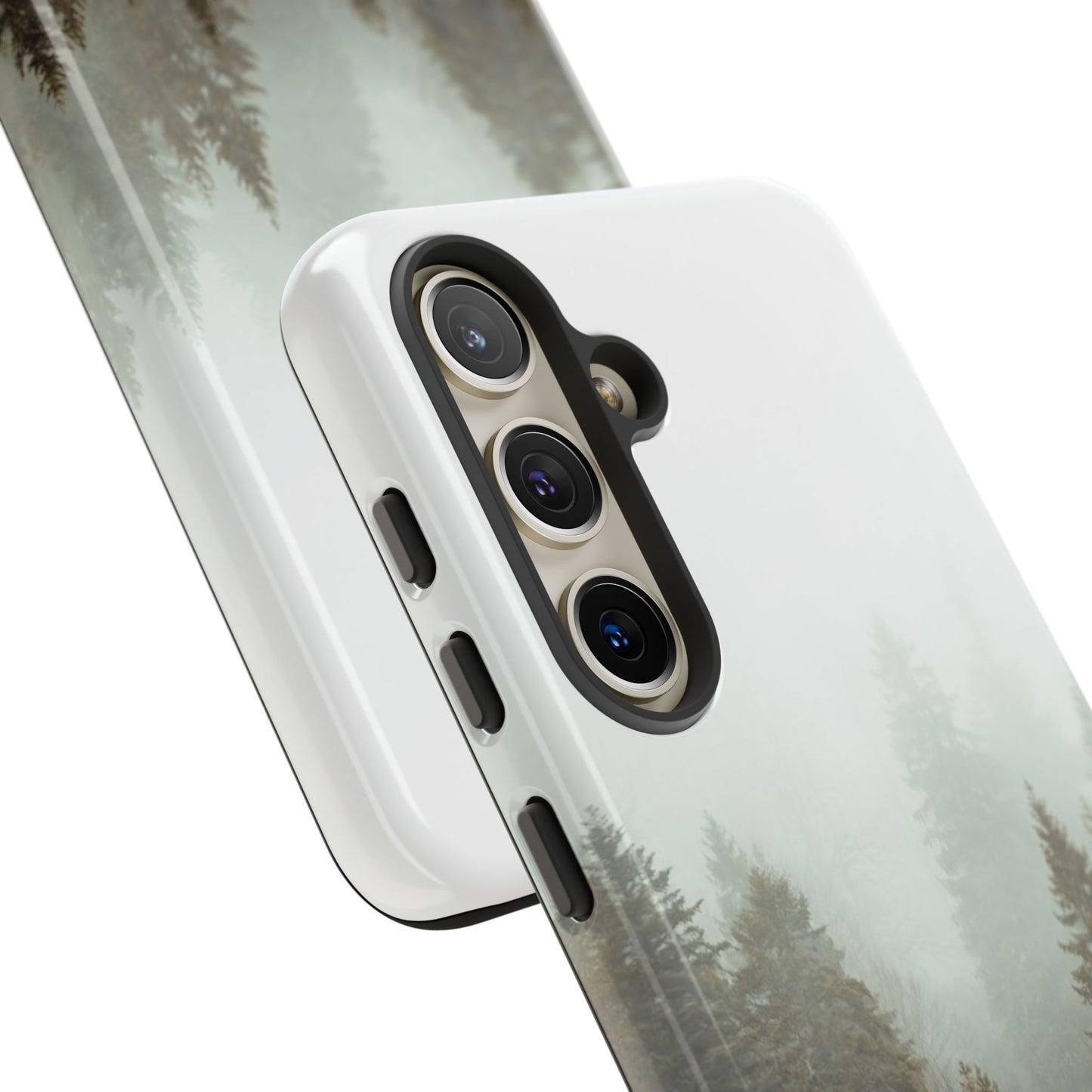 Pine Trees Forest Iphone 17 16 15 14 13 12 Pro Case, Fog  Cute Tough Hard Cases 11 8 Plus X XR XS Max Galaxy S26 S25 S24 S23 Phone Cover - Starcove Fashion