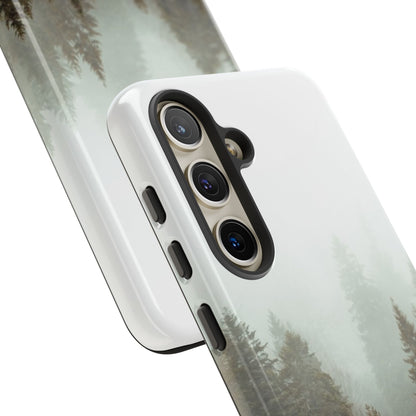 Pine Trees Forest Iphone 17 16 15 14 13 12 Pro Case, Fog  Cute Tough Hard Cases 11 8 Plus X XR XS Max Galaxy S26 S25 S24 S23 Phone Cover - Starcove Fashion