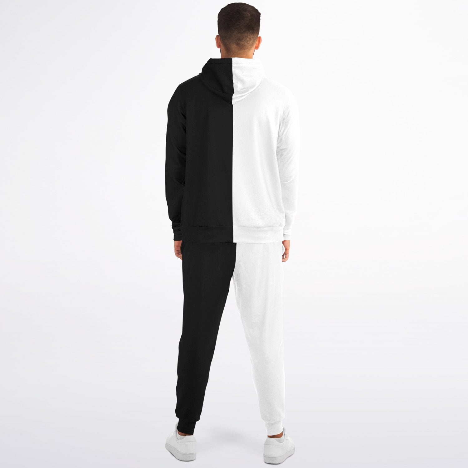 White and black sweatsuit online