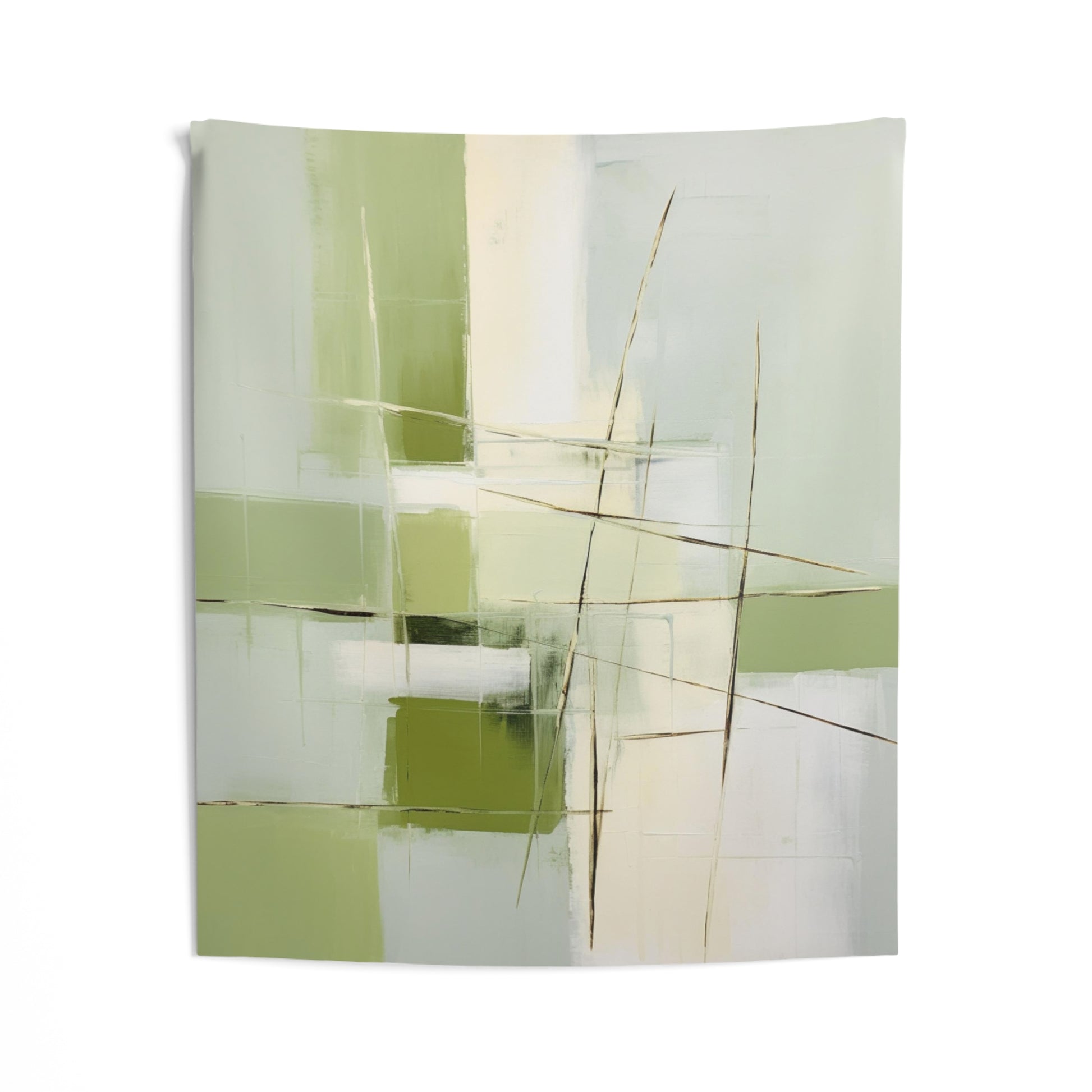 Sage Green Tapestry, Abstract Painting Wall Art Hanging Cool Unique Vertical Aesthetic Large Small Decor Bedroom College Dorm Room Starcove Fashion