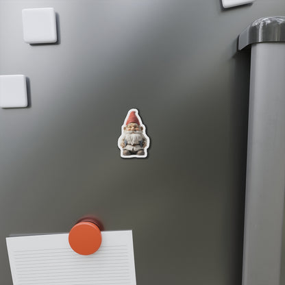 Garden Gnome Magnet, Fridge Refrigerator Car Truck Locker Door Cute Inspirational Small Large Kitchen Die Cut Magnetic