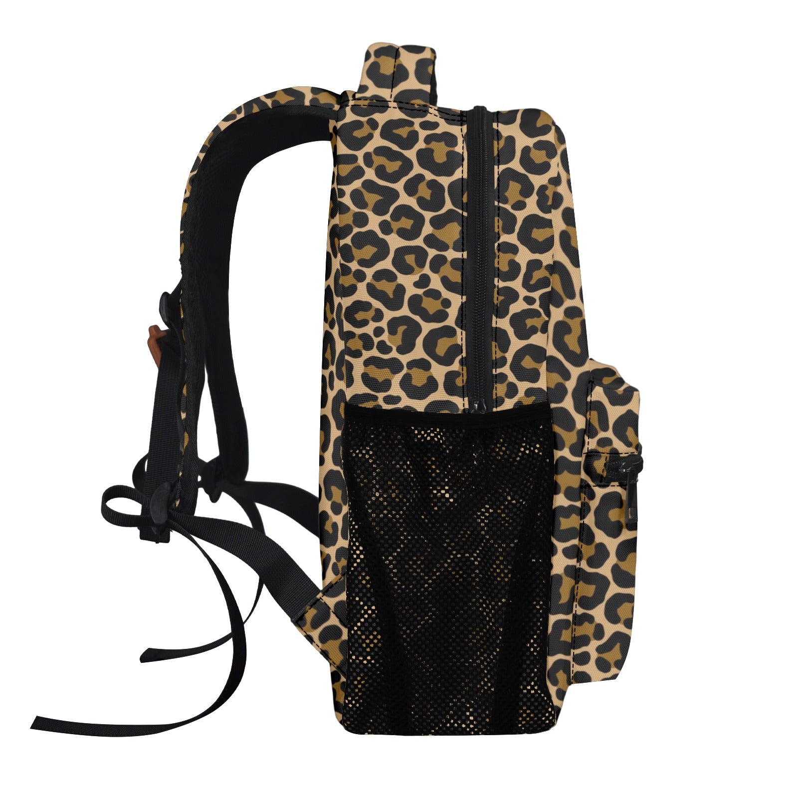 cheetah mini backpack Leopard Backpack, Animal Print Cheetah Brown Men Women Kids Gift School College Cool Waterproof Side Pockets Laptop Designer Aesthetic Bag
