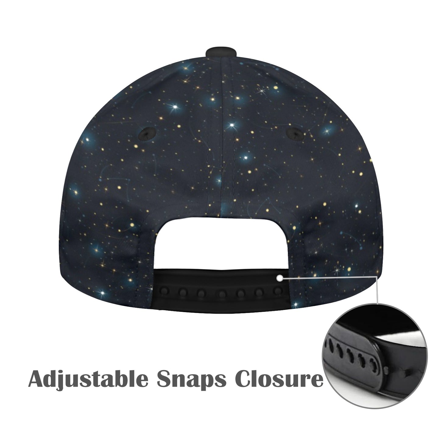 Constellation Snapback Hat Cap, Galaxy Space Universe Stars Ball Dad Mom Trucker Men Women Male Ladies Stylish Aesthetic Designer Fashion