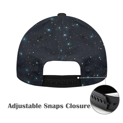 Constellation Snapback Hat Cap, Galaxy Space Universe Stars Ball Dad Mom Trucker Men Women Male Ladies Stylish Aesthetic Designer Fashion