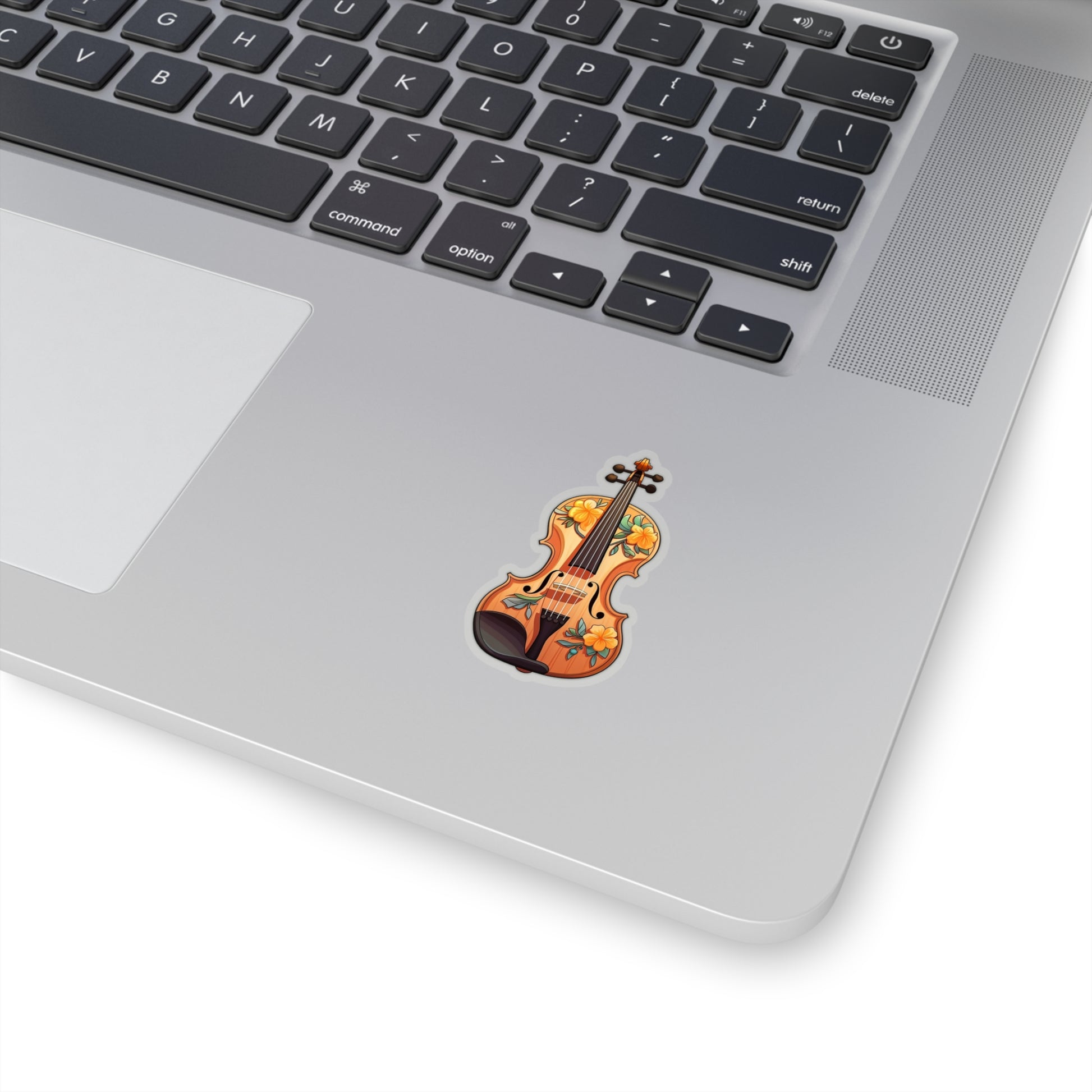 Violin Sticker Decal, Musical Instrument Art Vinyl Laptop Cute Waterbottle Tumbler Car Waterproof Bumper Clear Aesthetic Die Cut Wall Starcove Fashion
