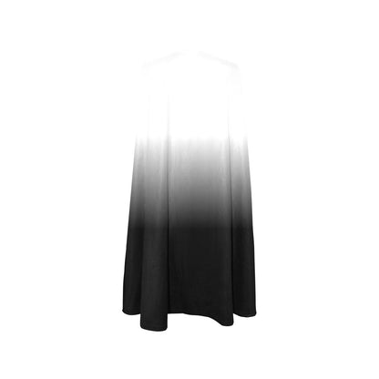 black and white short ombre dress DANCE WITH ME HIGH LOW OMBRE DRESS AKIRA