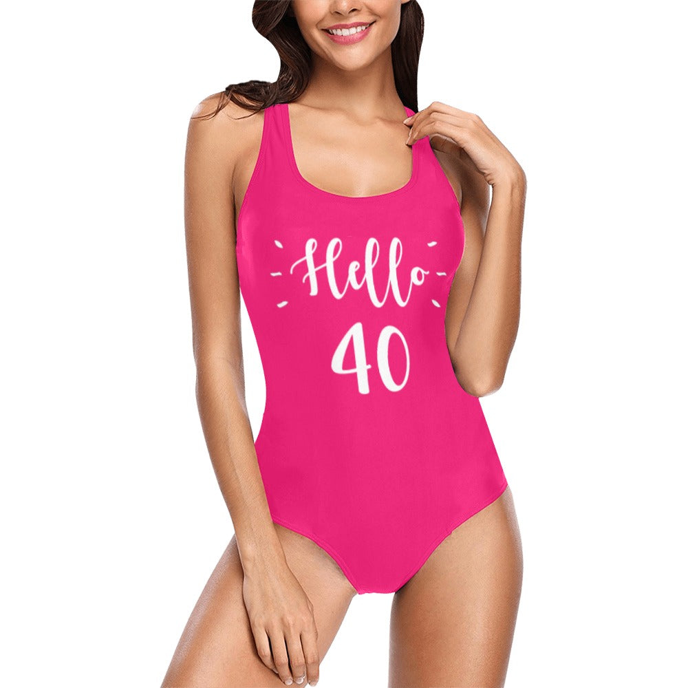 Custom Birthday Bathing Suit Women, Swimsuit for Her Babe Party Swim Gift Sexy Tank Top One Piece Swimwear Plus size Personalized Text Starcove Fashion