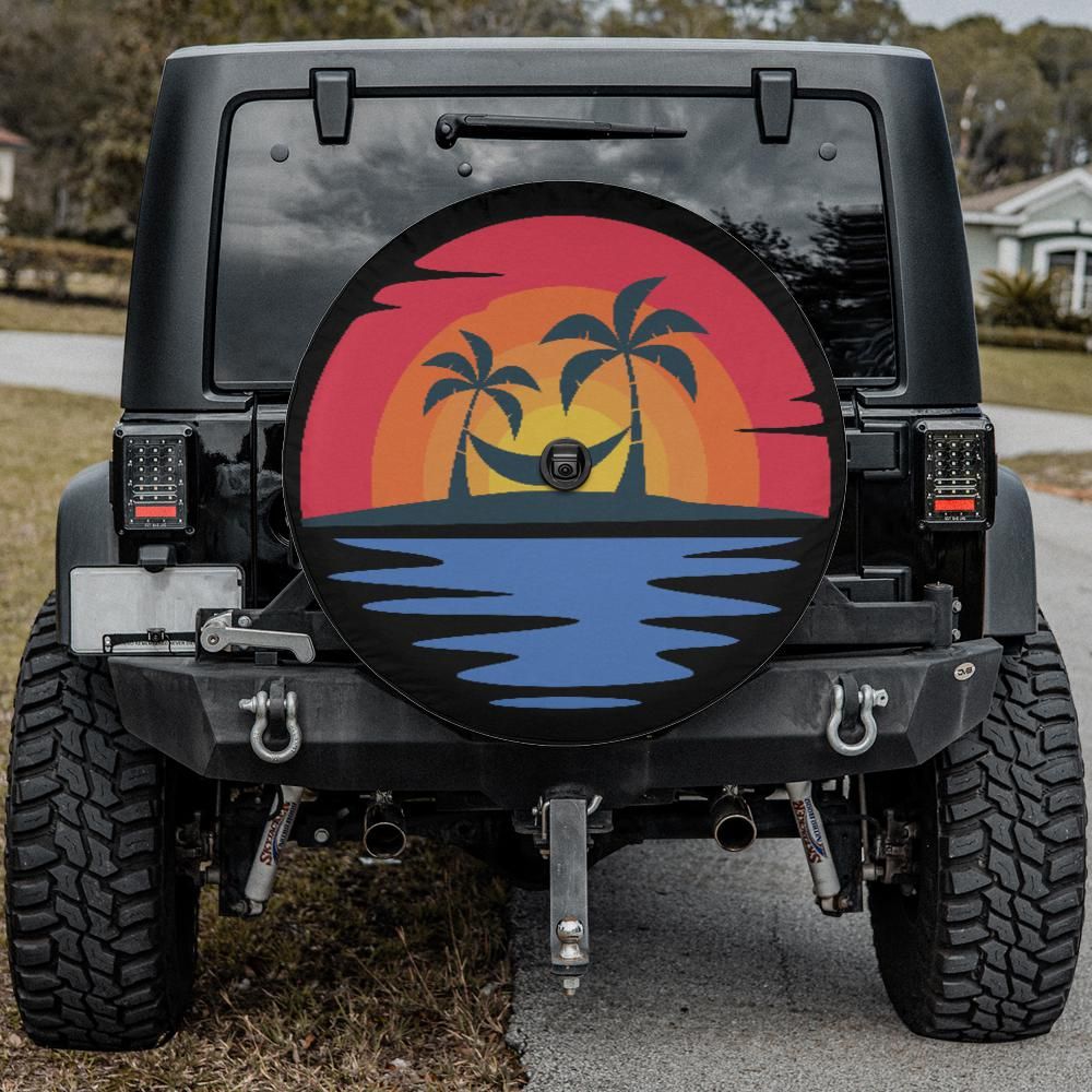 Chill Vibes Spare Tire Cover, Cool Car Accessories Car Exterior