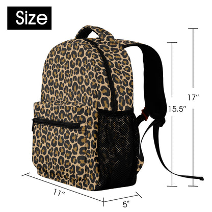 animal laptop backpack Leopard Backpack, Animal Print Cheetah Brown Men Women Kids Gift Schoo – Starcove Fashion