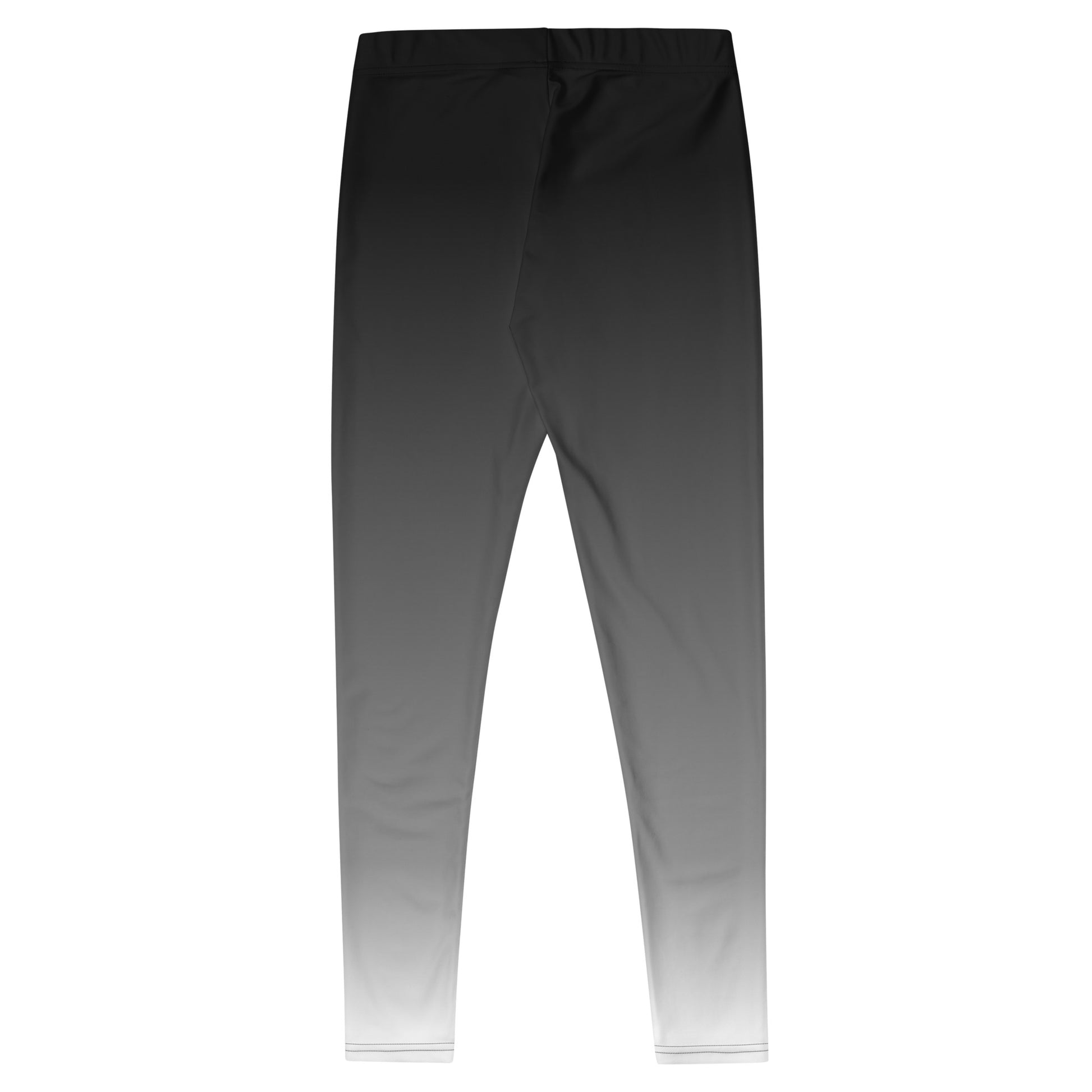 Grey White Ombre Leggings Women, Gradient Tie Dye Black Printed Yoga P –  Starcove Fashion