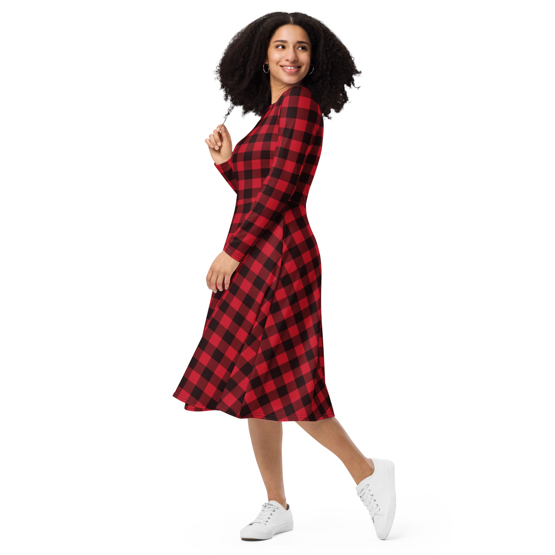 red buffalo plaid dress womens Buffalo Check Dress