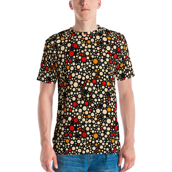 Psychedelic Tshirt, Vibrant Black White Funky Trippy Vintage