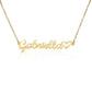 Personalized Name Heart Necklace, Custom Silver Gold Birthday Gift Women Mother Valentine Day Gift Jewelry Mom Girlfriend Daughter Pendent