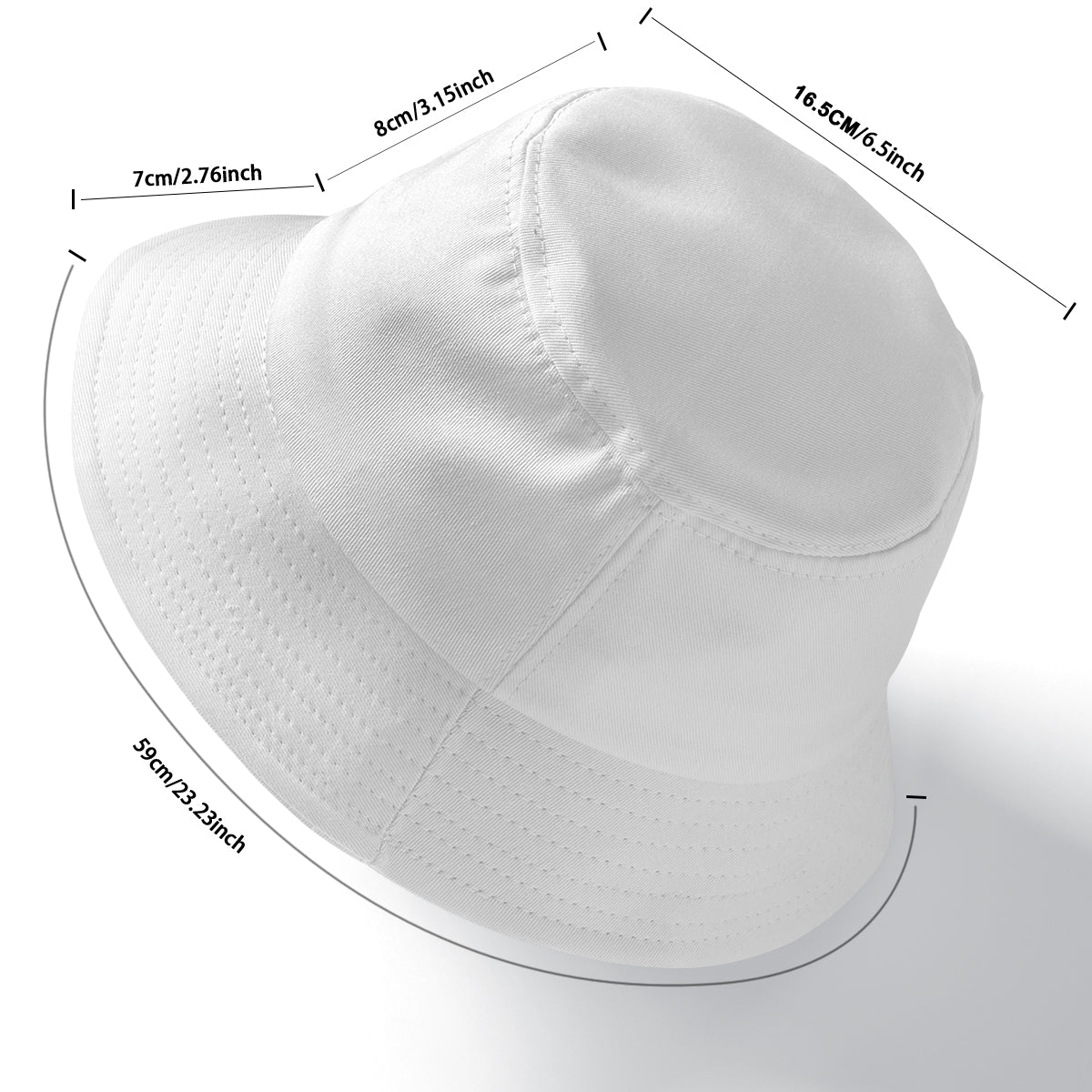 American Flag Bucket Cap Hat, Stars Stripes Red White Blue 4th of July Print Beach Women Men Golf Summer Festival Cute Designer Sun Shade