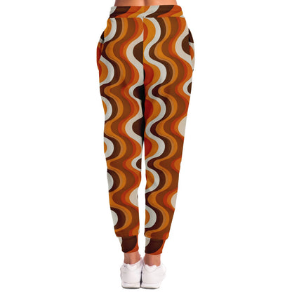 70s Retro Vintage Joggers Sweatpants with Pockets, Festival Women Men Female Ladies Fleece Comfy Cotton Sweats Pants Loungewear