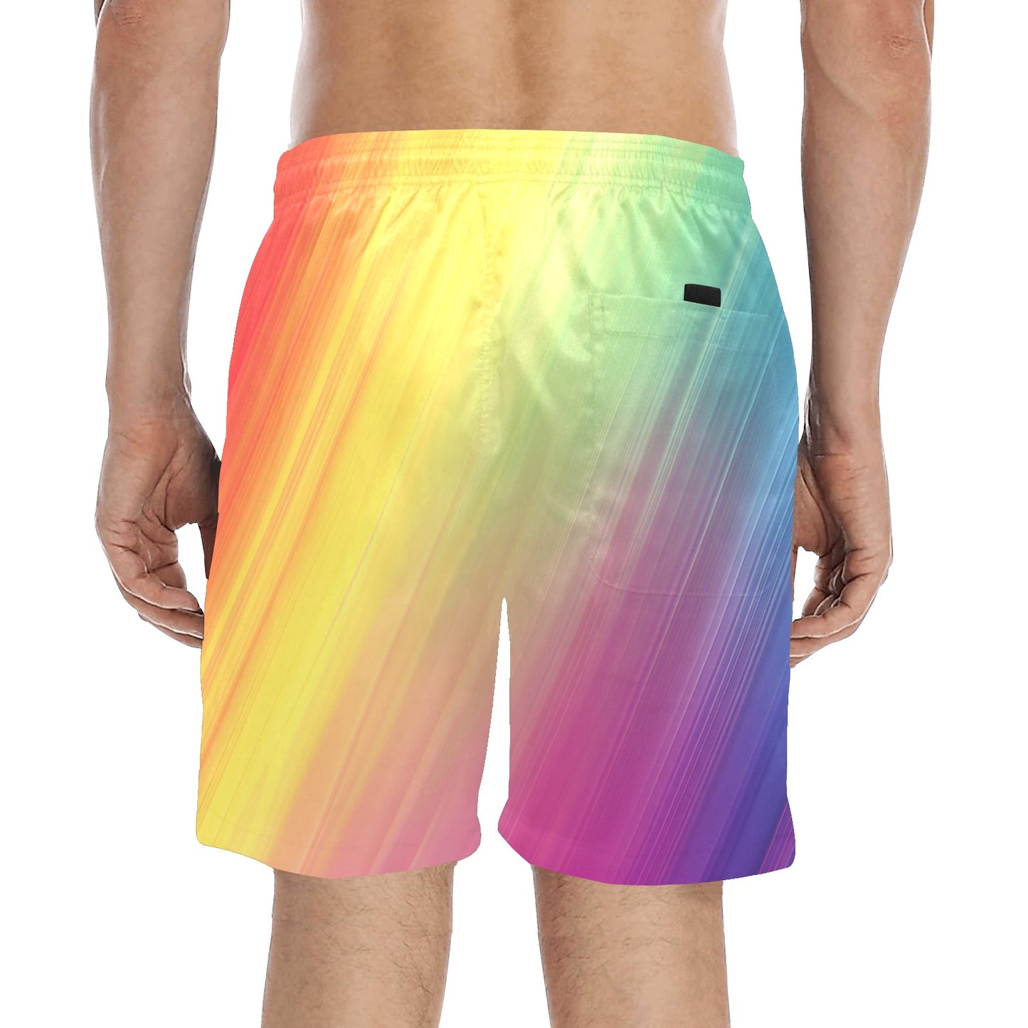 Swimwear Shorts Pride Board Shorts Rainbow Men Swim Trunks