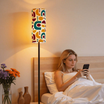 Mid Century Modern Floor Lamp (Made in USA), Modern Standing Light Lampshade Living Room Bedroom Tall Corner Dimmable Cool Unique Reading - Starcove Fashion