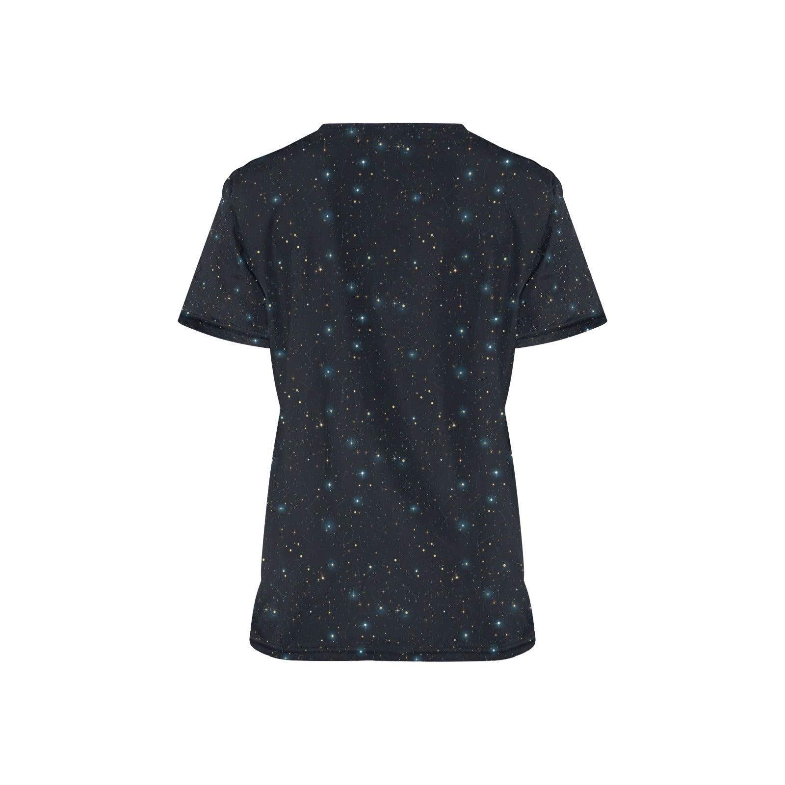 Constellation Medical Scrubs Top Women, Stars Space Galaxy Ladies Female Plus Size Nursing Nurse Vet Veterinary Assistant Uniform Pockets - Starcove Fashion