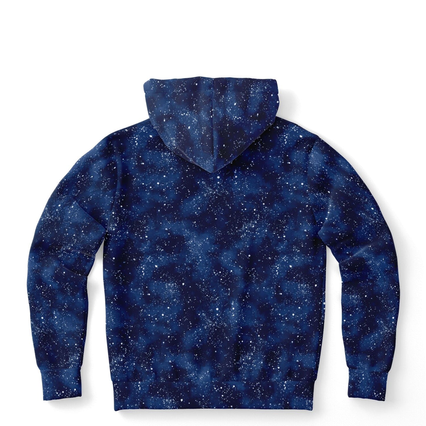Blue Galaxy Hoodie, Navy Space Stars Pullover Men Women Adult Aesthetic Graphic Cotton Hooded Sweatshirt with Pockets Designer Plus Size - Starcove Fashion