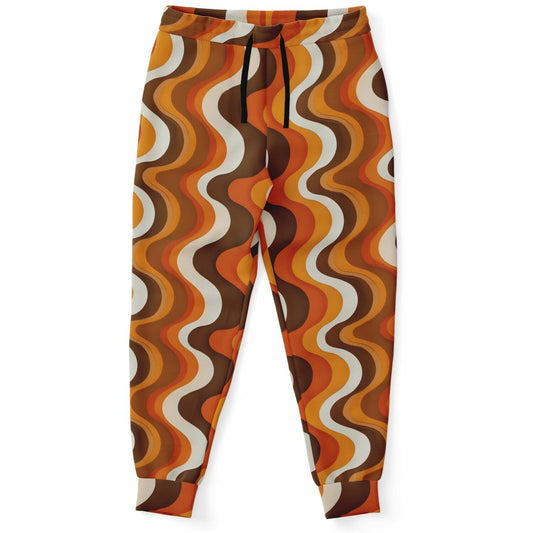 70s Retro Vintage Joggers Sweatpants with Pockets, Festival Women Men Female Ladies Fleece Comfy Cotton Sweats Pants Loungewear