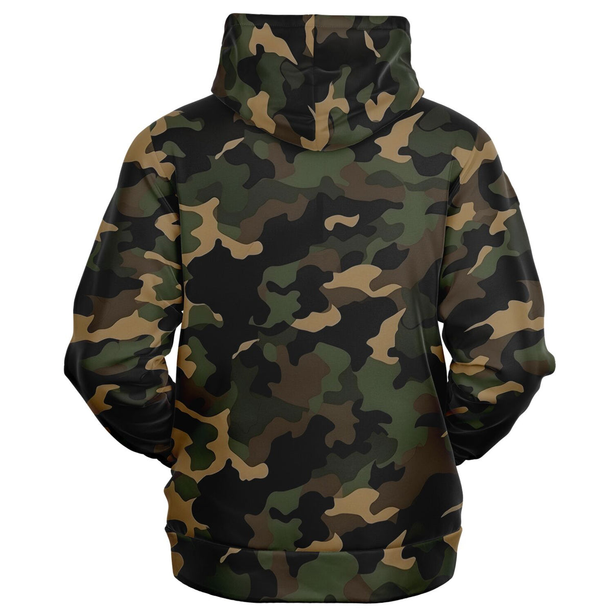 Brown Green Camo Zip Up Hoodie, Black Camouflage Full Zipper Pocket Men Women Unisex Adult Aesthetic Cotton Fleece Hooded Sweatshirt