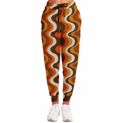 70s Retro Vintage Joggers Sweatpants with Pockets, Festival Women Men Female Ladies Fleece Comfy Cotton Sweats Pants Loungewear