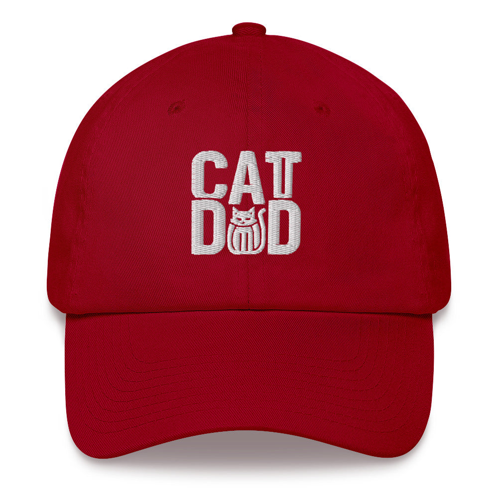 Cat Dad Baseball Hat Cap, Kitten Lover Trucker Men Guys Father's Day Pride Embroidery Embroidered Cool Designer Gift