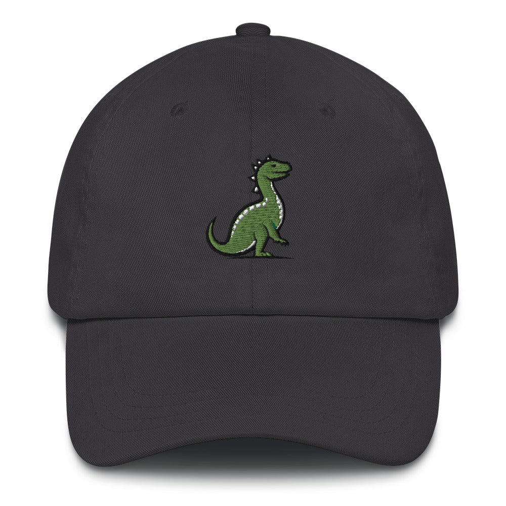 Dinosaur Baseball Dad Hat Cap, Green Dino T-Rex Mom Trucker Men Women Adult Embroidery Embroidered Hat Gift