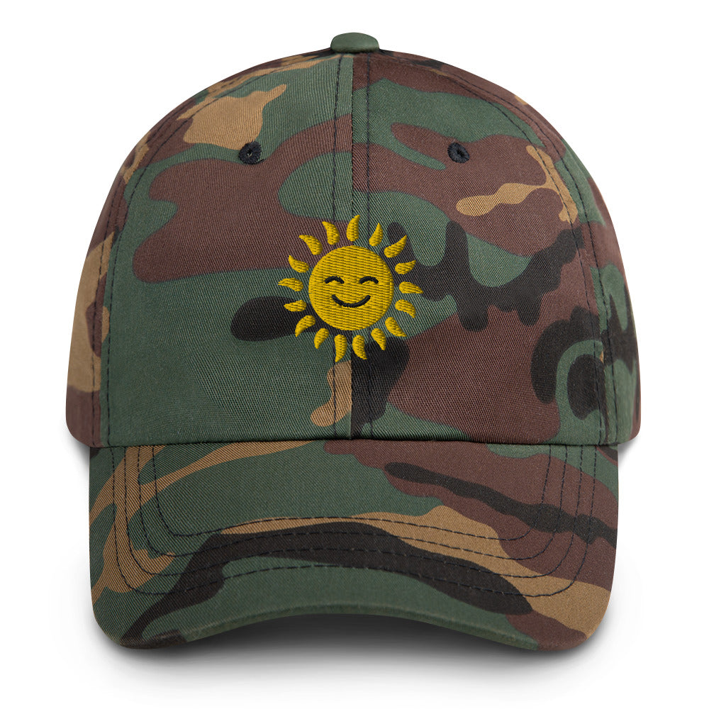 Happy Sun Baseball Dad Hat Cap, Sunshine Sunny Mom Trucker Men Women Embroidery Embroidered Hat Gift Starcove Fashion
