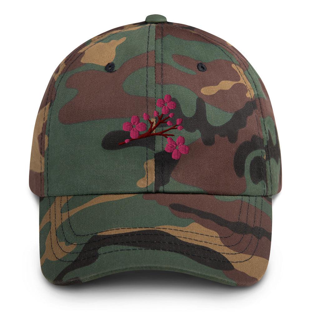 Cherry Blossom Baseball Dad Hat Cap, Sakura Flower Mom Trucker Men Women Adult Embroidery Embroidered Cool Designer Gift