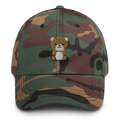 Teddy Bear Baseball Dad Hat Cap, Cute Animal Mom Trucker Men Women Adult Embroidery Embroidered Cool Designer Gift Starcove Fashion