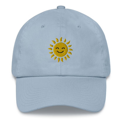 Happy Sun Baseball Dad Hat Cap, Sunshine Sunny Mom Trucker Men Women Embroidery Embroidered Hat Gift