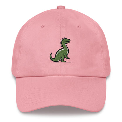 Dinosaur Baseball Dad Hat Cap, Green Dino T-Rex Mom Trucker Men Women Adult Embroidery Embroidered Hat Gift