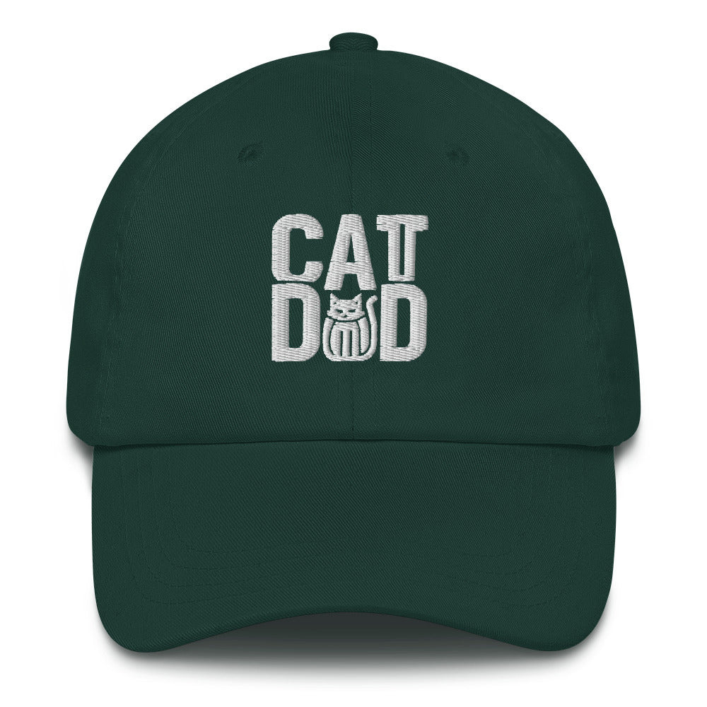 Cat Dad Baseball Hat Cap, Kitten Lover Trucker Men Guys Father's Day Pride Embroidery Embroidered Cool Designer Gift