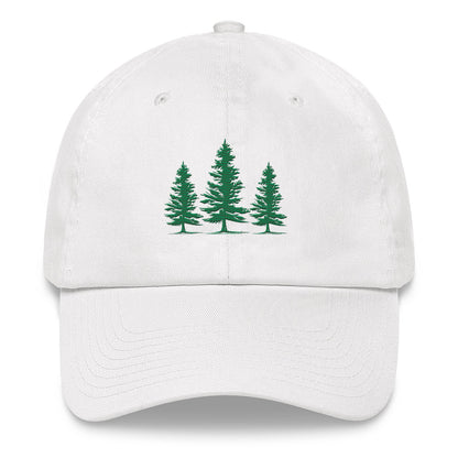 Pine Trees Baseball Dad Hat Cap, Forest Hiking Nature Mom Trucker Men Women Embroidery Embroidered Hat Designer Gift Starcove Fashion