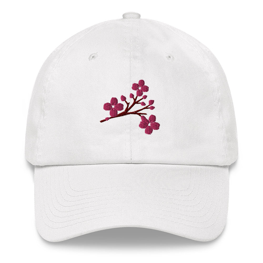 Cherry Blossom Baseball Dad Hat Cap, Sakura Flower Mom Trucker Men Women Adult Embroidery Embroidered Cool Designer Gift