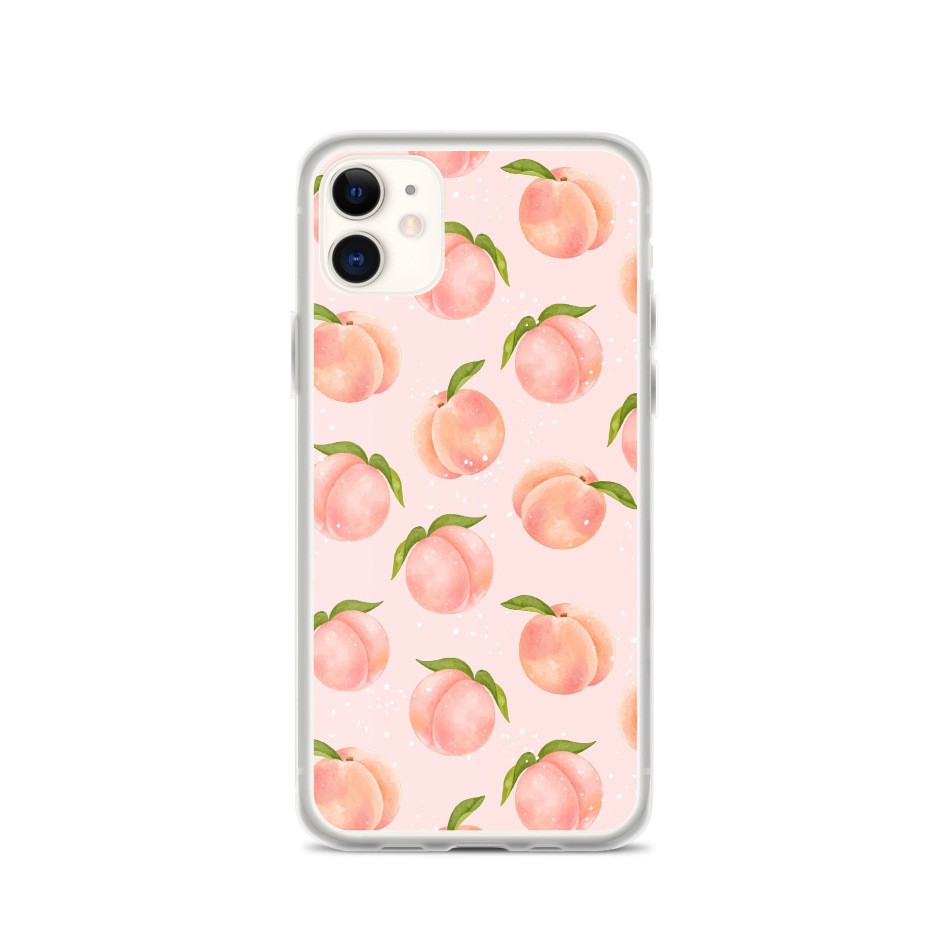 Peach iPhone 14 Pro Max Case, Fruit Print Cute Gift Aesthetic iPhone 13 12 11 Mini SE 2020 XS Max XR X 8 7 Plus Cell Phone Cover Starcove Fashion