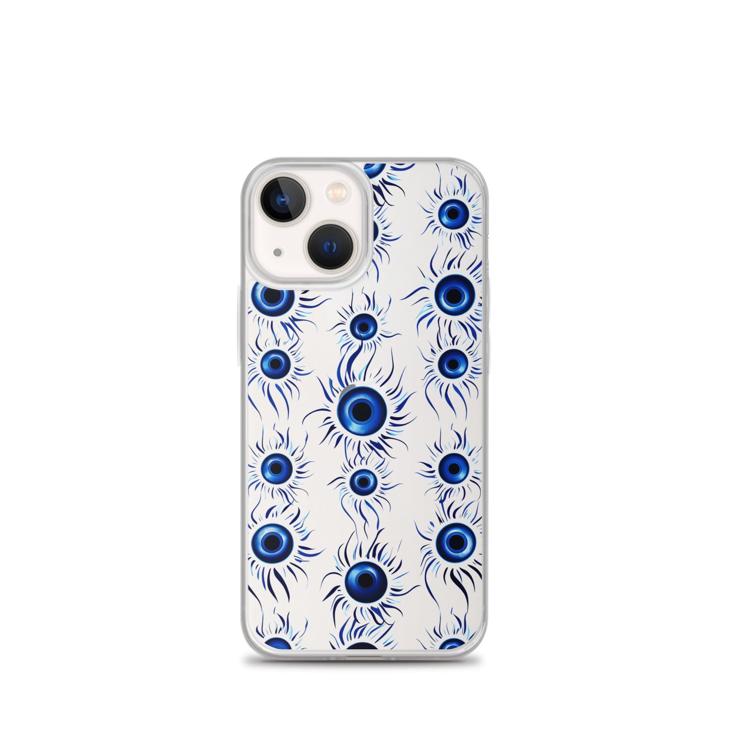 Evil Eye Clear iPhone® 14 Pro Max Case, Print Cute Gift Aesthetic iPhone 13 12 11 Mini SE XS XR X 8 7 Plus Transparent