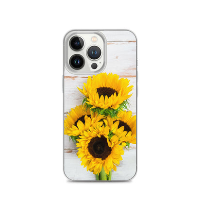 Sunflowers Wood Iphone 15 14 13 12 Pro Max, Yellow Floral Flower Cute Pretty Case iPhone 11 Mini SE 2020 XS Max XR X 7 Plus 8