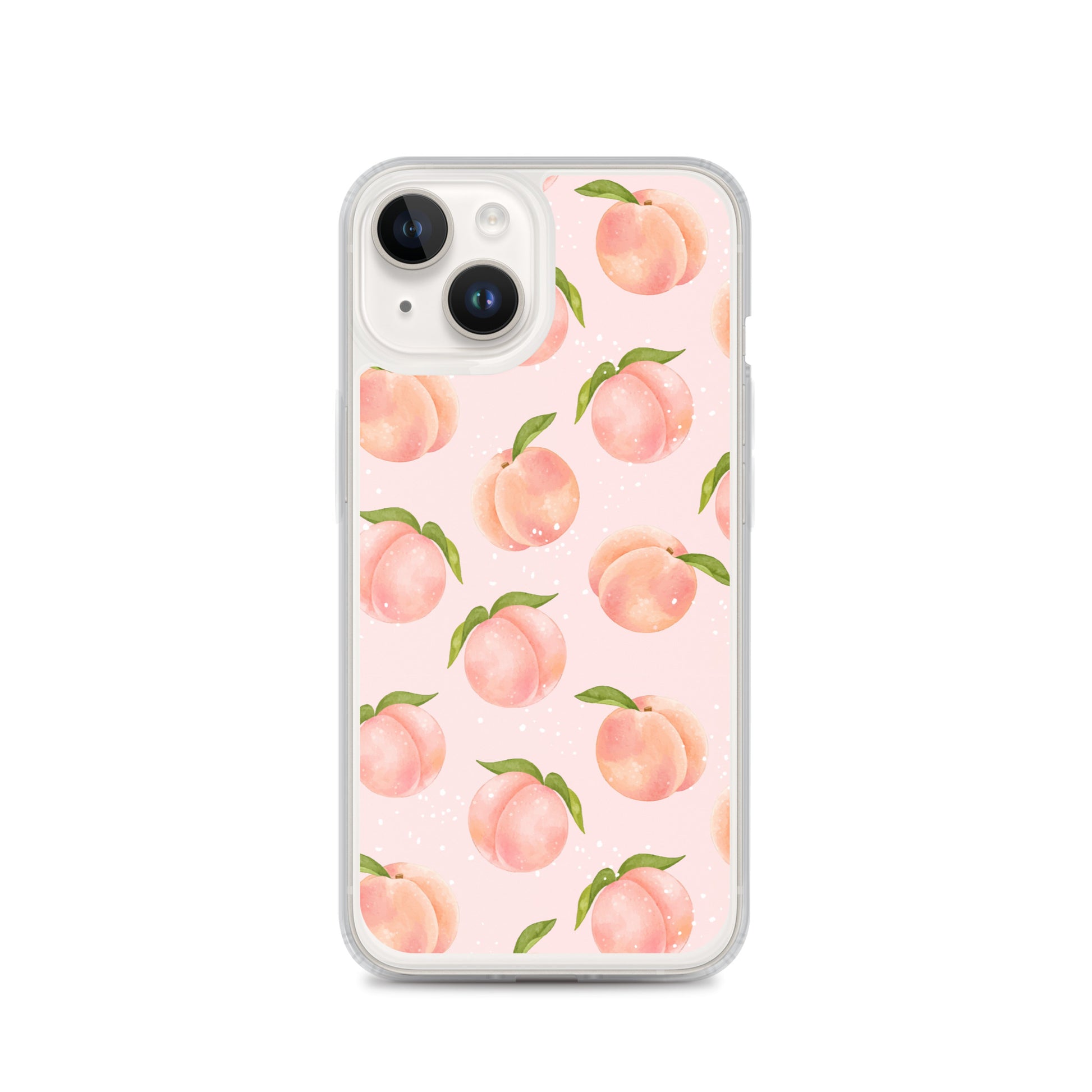 Peach iPhone 17 16 15 14 Pro Max Case, Orange Pink Fruit Print Cute Ae Starcove Fashion Peach iPhone 17 16 15 14 Pro Max Case, Orange Pink Fruit Print Cute Ae Starcove Fashion