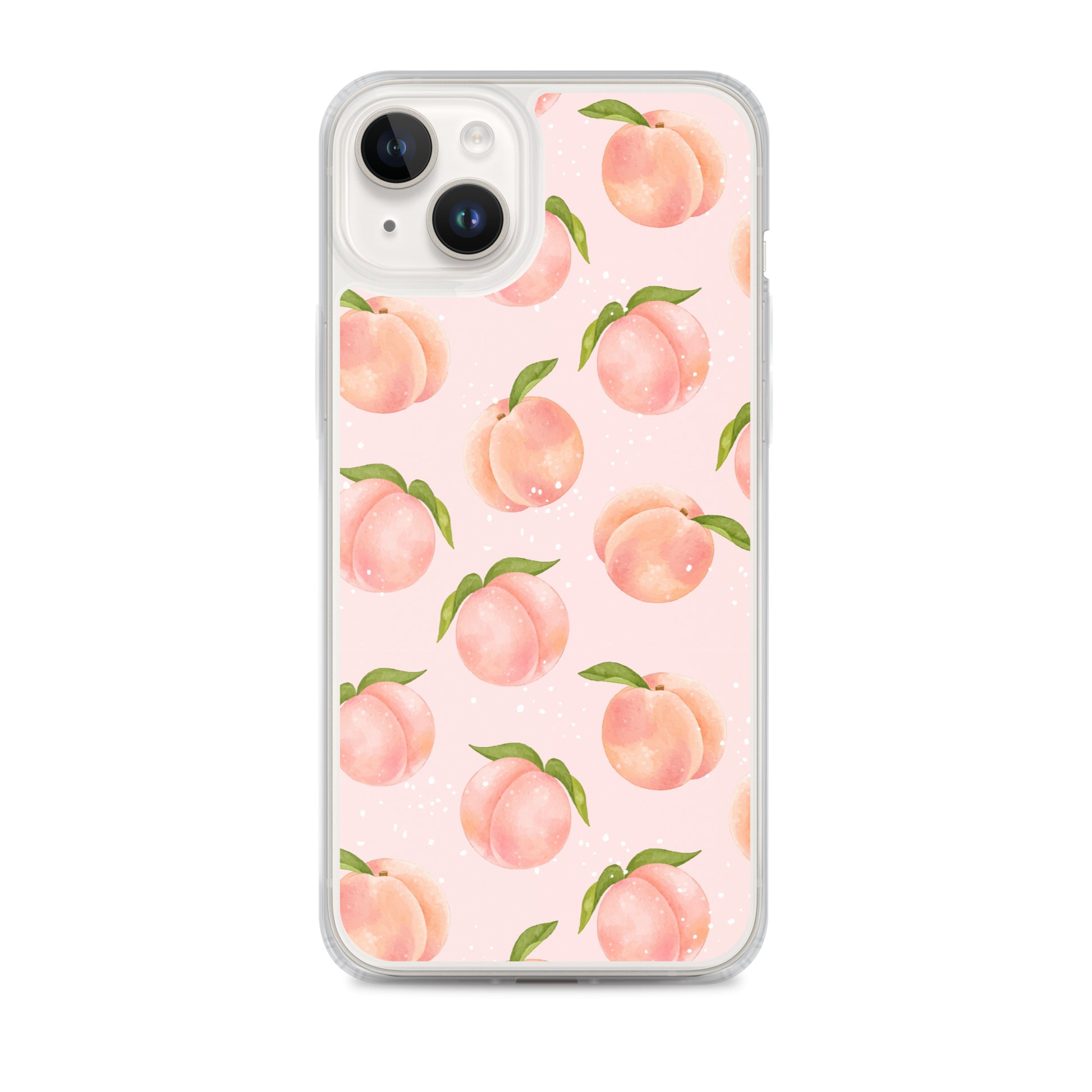 Peach iPhone 17 16 15 14 Pro Max Case, Orange Pink Fruit Print Cute Ae – Starcove Fashion Peach iPhone 17 16 15 14 Pro Max Case, Orange Pink Fruit Print Cute Ae – Starcove Fashion