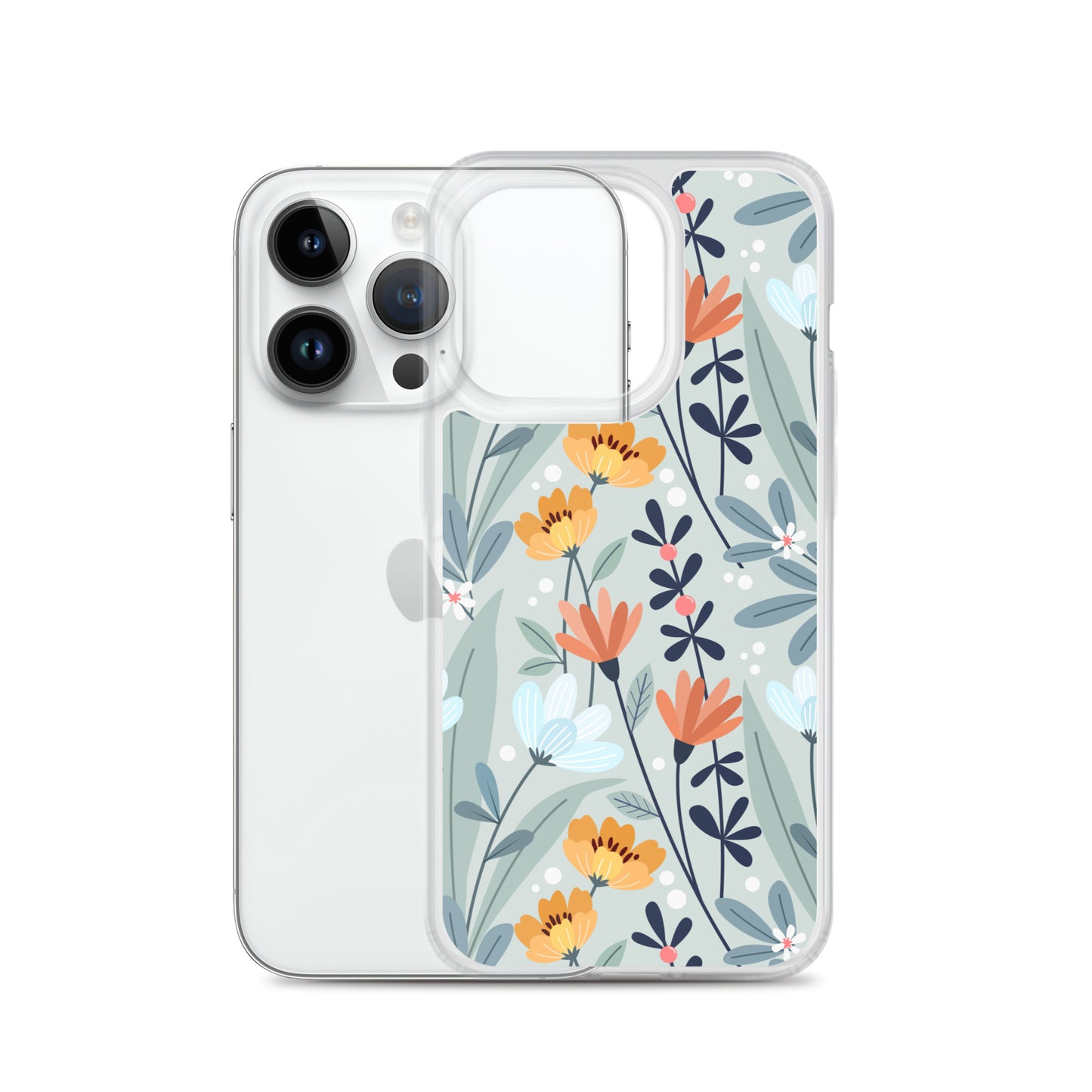 Watercolor Flowers iPhone 15 14 13 12 Pro Max Case, Print Cute Gift, Aesthetic iPhone 11 Mini SE 2020 XS Max XR X 7 Plus 8 Cell Phone