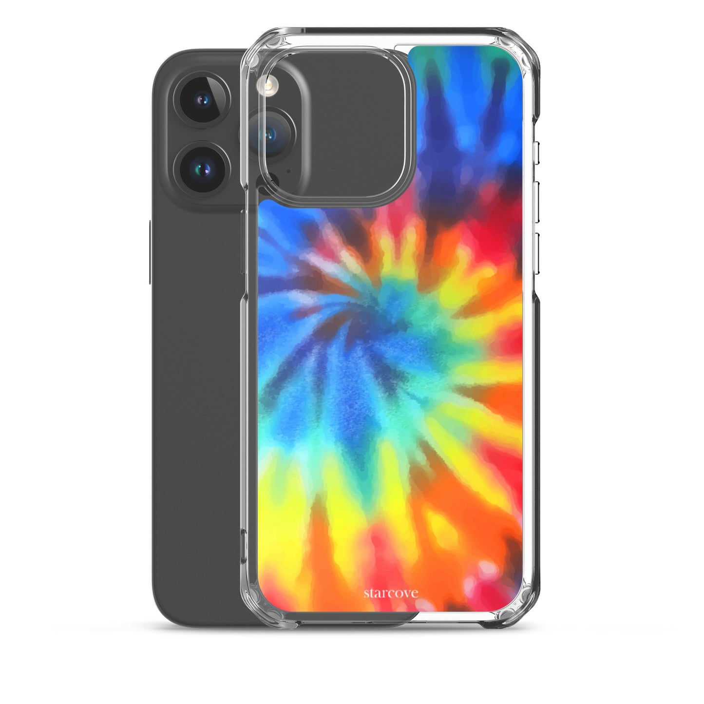 Tie Dye iPhone 15 14 13 Pro Max Case, Rainbow Cute Blue Red Cell Phone Gift Colorful iPhone 12 11 Mini SE XS XR X 7 8 - Starcove Fashion