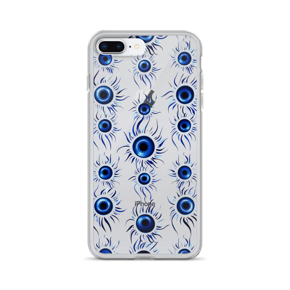 Evil Eye Clear iPhone® 14 Pro Max Case, Print Cute Gift Aesthetic iPhone 13 12 11 Mini SE XS XR X 8 7 Plus Transparent Starcove Fashion