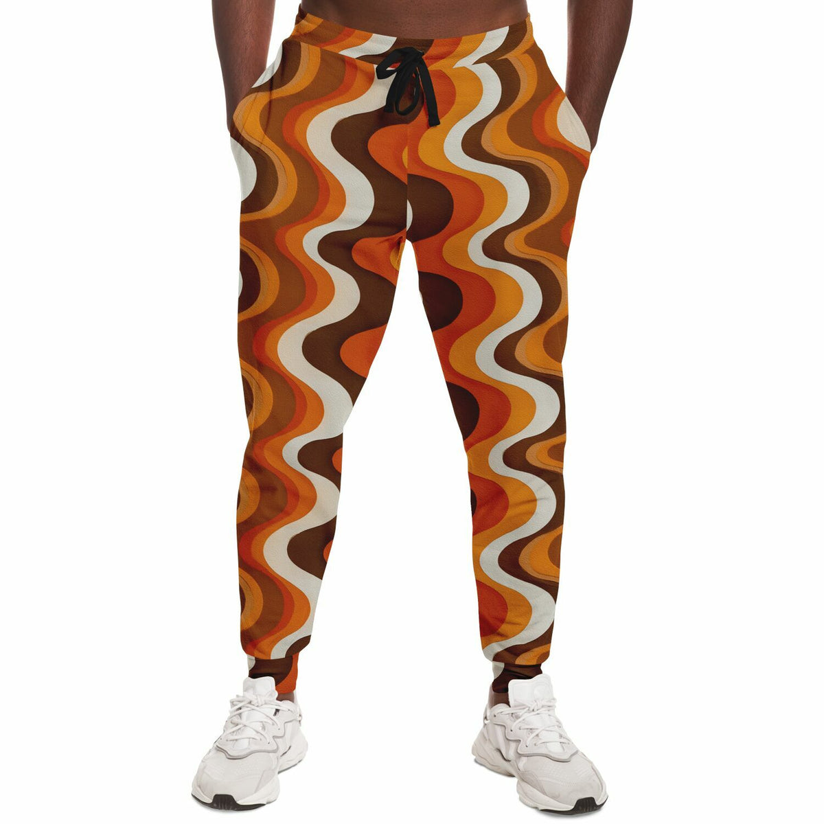 70s Retro Vintage Joggers Sweatpants with Pockets, Festival Women Men Female Ladies Fleece Comfy Cotton Sweats Pants Loungewear